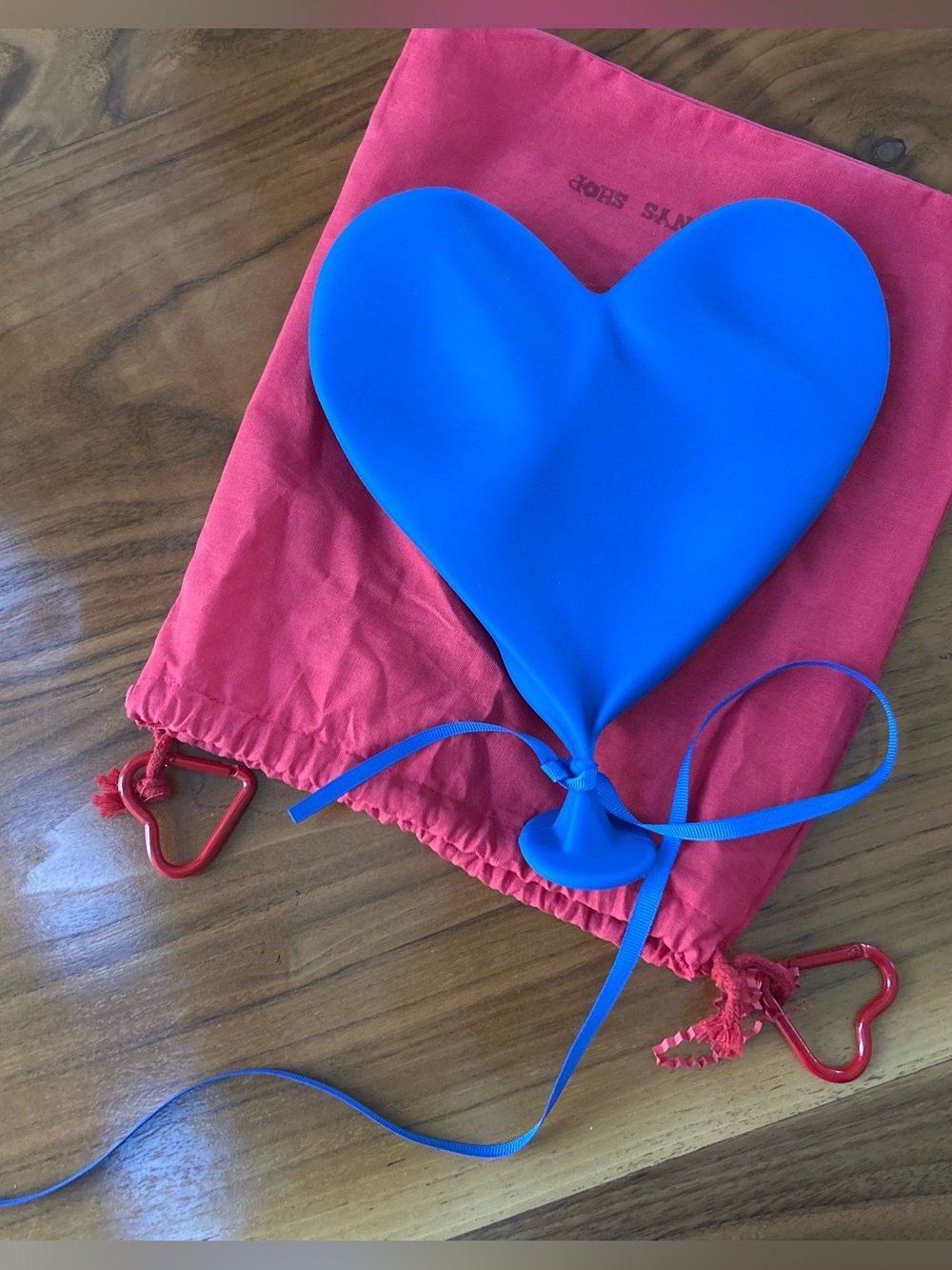 Cj hendry blue deflated heart balloon